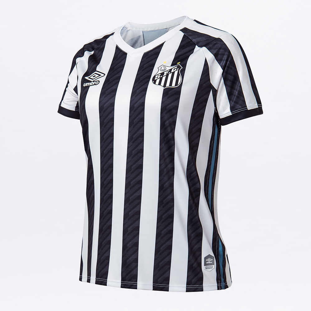 camiseta feminina santos fc
