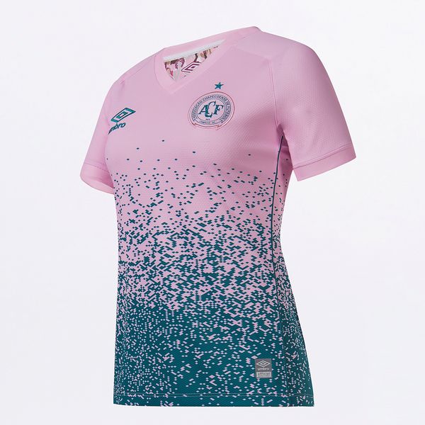 Camisa Feminina Umbro Chapecoense Outubro Rosa 2021