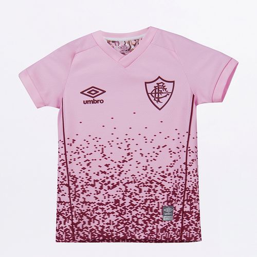 Camisa Infantil Umbro Fluminense Outubro Rosa 2021