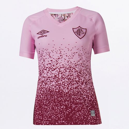 Camisa Feminina Umbro Fluminense Outubro Rosa 2021