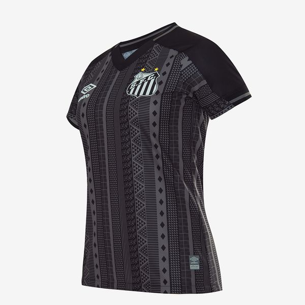 Camisa Feminina Umbro Santos Of.3 2022