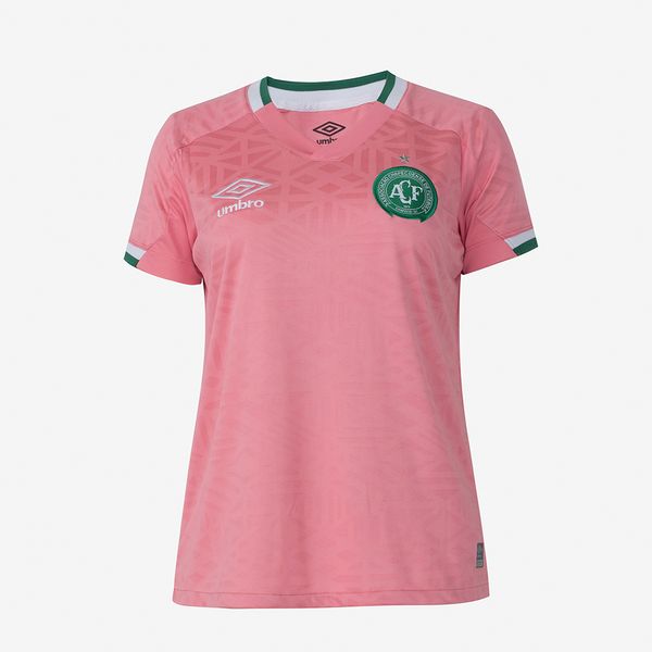 Camisa Feminina Umbro Chapecoense Outubro Rosa 2022