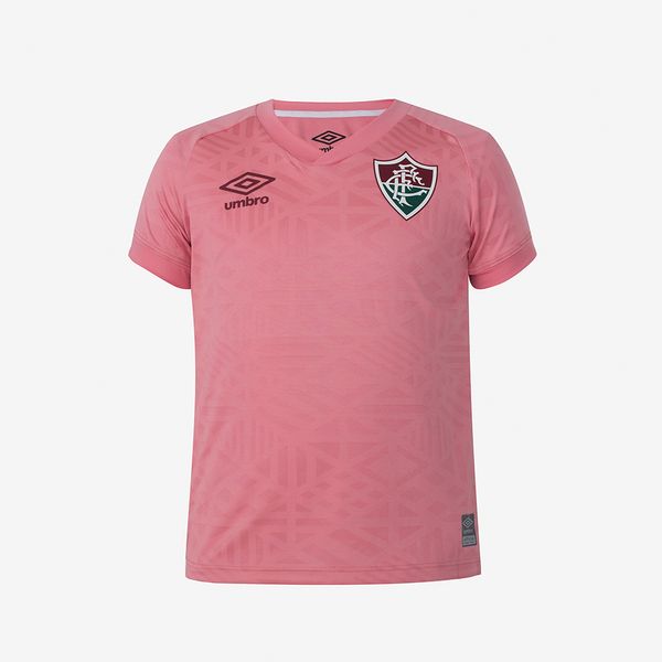 Camisa Infantil Umbro Fluminense Outubro Rosa 2022