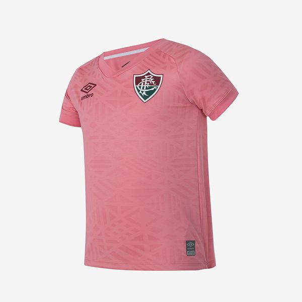 Camisa Infantil Umbro Fluminense Outubro Rosa 2022