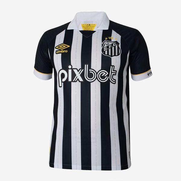 Camisa Masculina Umbro Santos Oficial 2 2023 (Classic)