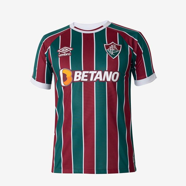 Camisa Masculina Umbro Fluminense Oficial 1 2023 (Classic S/N)