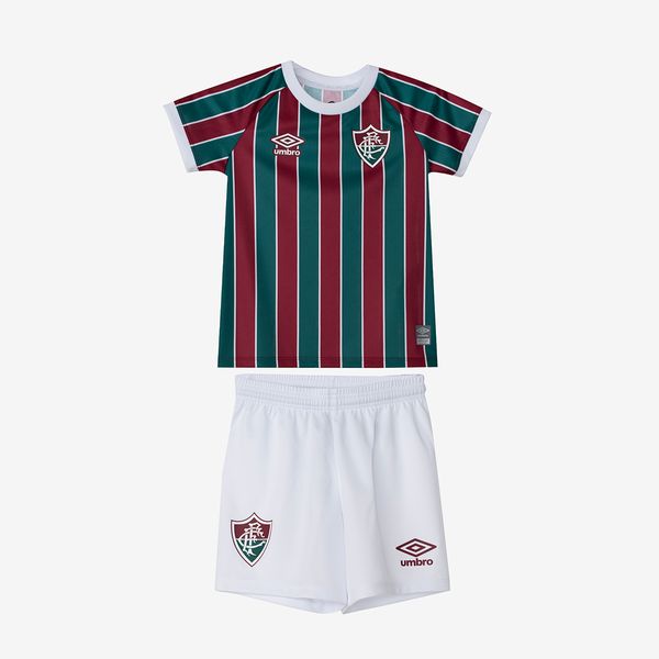 Kit Clube Infantil Umbro Fluminense Oficial 1 2023