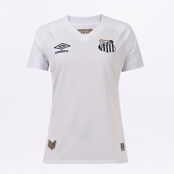 Camisa Feminina Umbro Santos Of.1 2022 (Torcedora)