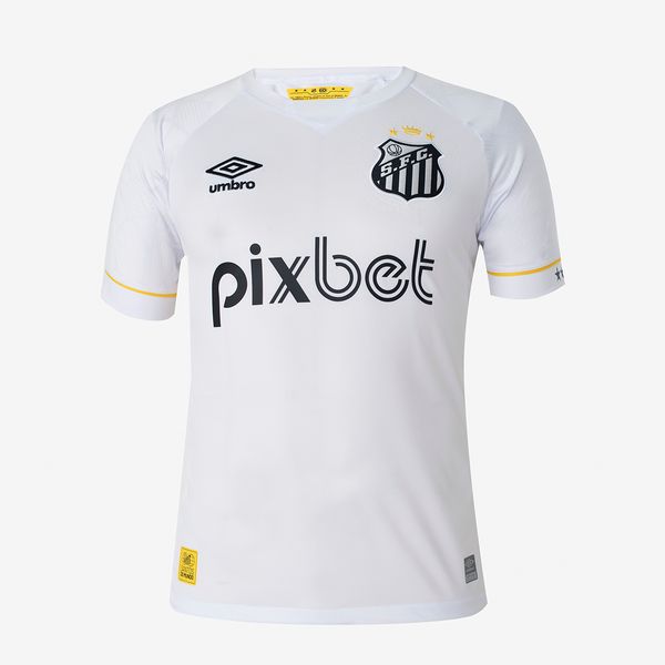 Camisa Masculina Umbro Santos Oficial 1 2023 (Classic)