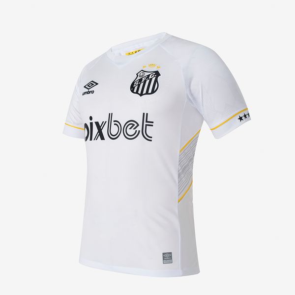 Camisa Masculina Umbro Santos Oficial 1 2023 (Classic)