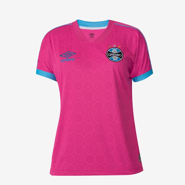 Camisa Feminina Umbro Grêmio Outubro Rosa 2023