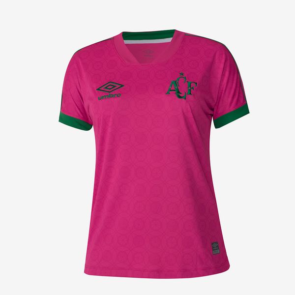 Camisa Feminina Umbro Chapecoense Outubro Rosa 2023