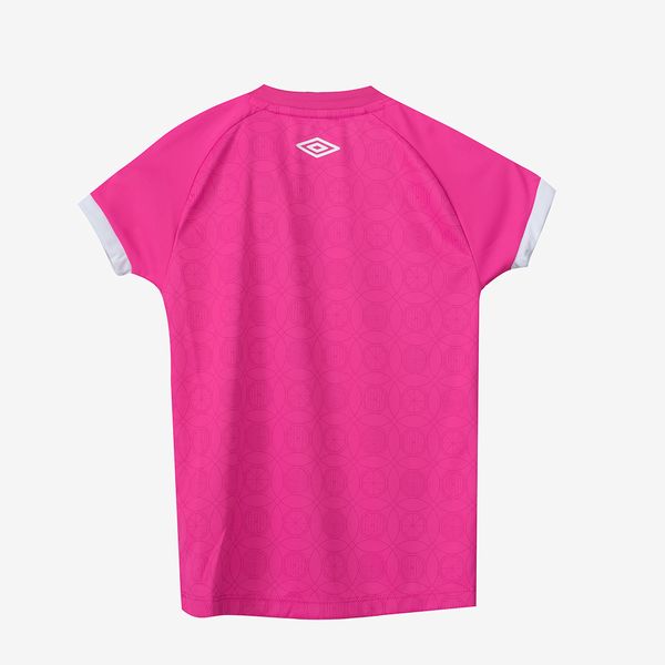 Camisa Infantil Umbro Santos Outubro Rosa 2023