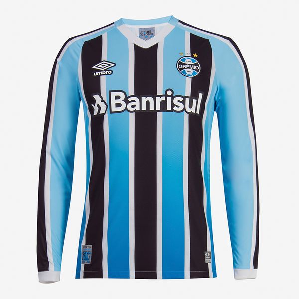 Camisa Ml Masculina Umbro Grêmio Of.1 2022 (Classic) S/N