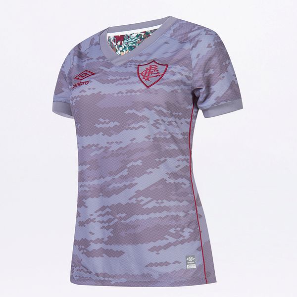 Camisa Feminina Umbro Fluminense Of.3 2021 (Torcedora)