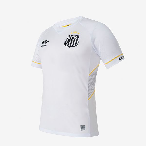 Camisa Masculina Umbro Santos Oficial 1 2023 (Classic)