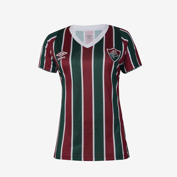 Camisa Feminina Umbro Fluminense Of.1 2024 Torcedora