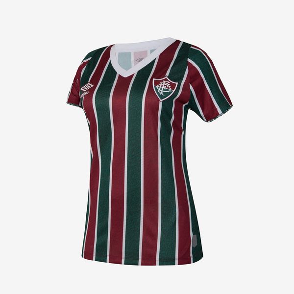Camisa Feminina Umbro Fluminense Of.1 2024 Torcedora