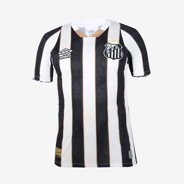 Camisa Masculina Umbro Santos Of.2 2024 Torcedor