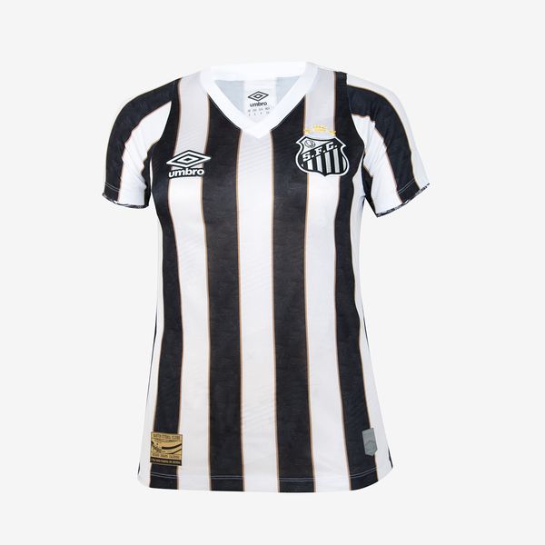 Camisa Feminina Umbro Santos Of. 2 2024 Torcedora