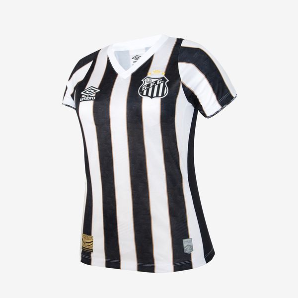 Camisa Feminina Umbro Santos Of. 2 2024 Torcedora