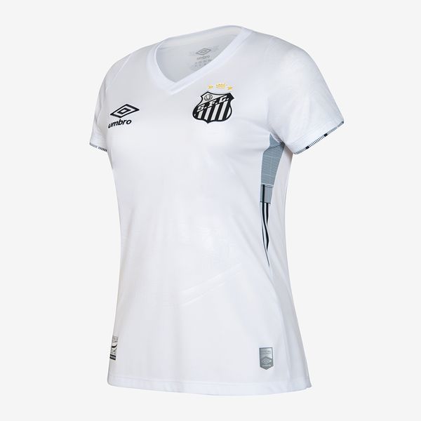 Camisa Feminina Umbro Santos Of. 1 2024 Torcedora