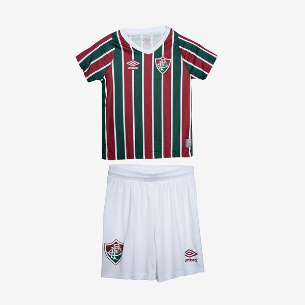 Kit Clube Infantil Umbro Fluminense Of. 1 2024
