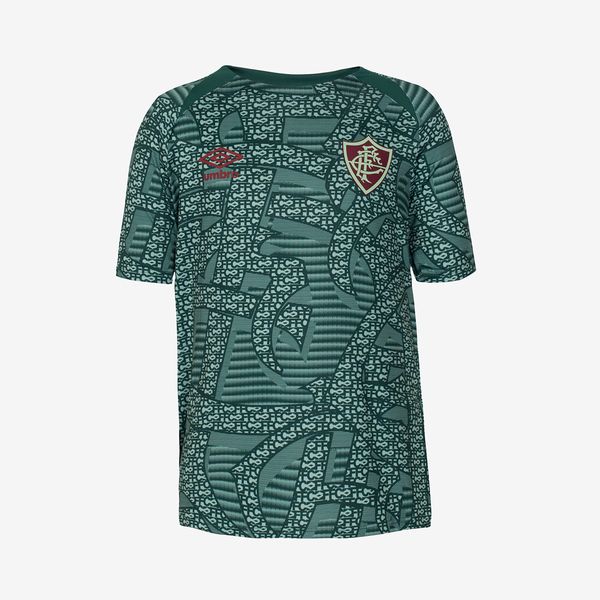 Camisa Juvenil Umbro Fluminense Aquecimento 2024