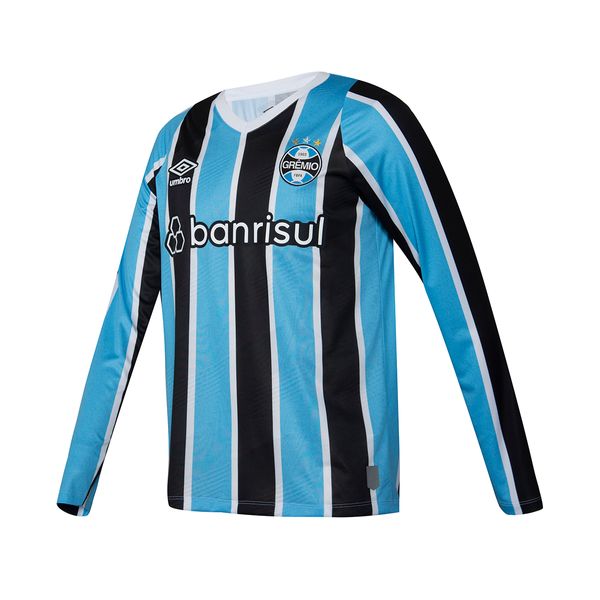 Camisa Ml Masculina Umbro Grêmio Oficial 1 2024 Torcedor S/N