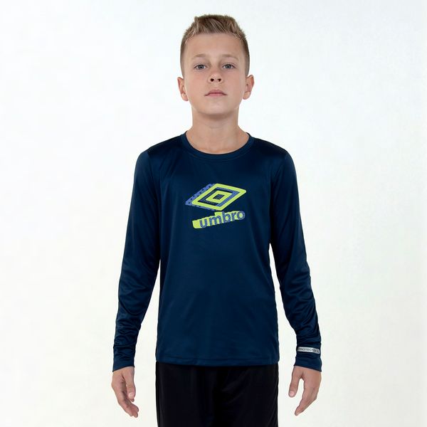 Camisa Ml Juvenil Umbro Basic Uv