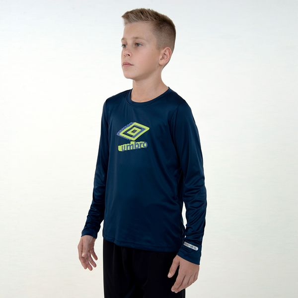 Camisa Ml Juvenil Umbro Basic Uv