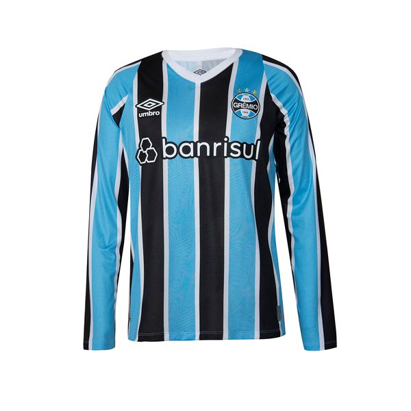 Camisa Ml Masculina Umbro Grêmio Oficial 1 2024 Torcedor S/N