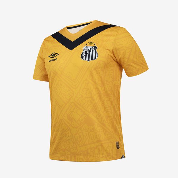 Camisa Masculina Umbro Santos Of.3 2024 (Jogador S/N)