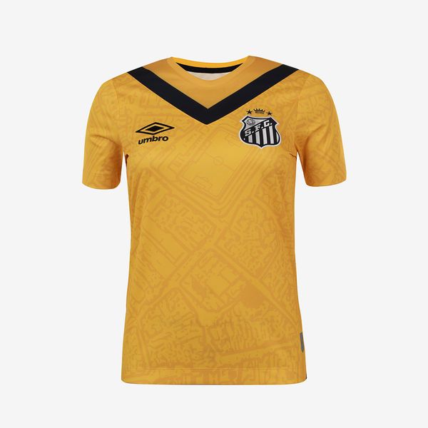 Camisa Feminina Umbro Santos Of.3 2024 (Torcedora)