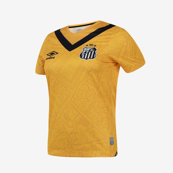 Camisa Feminina Umbro Santos Of.3 2024 (Torcedora)