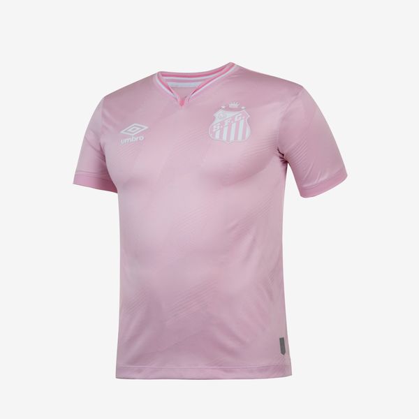 Camisa Masculina Umbro Santos Outubro Rosa 2024