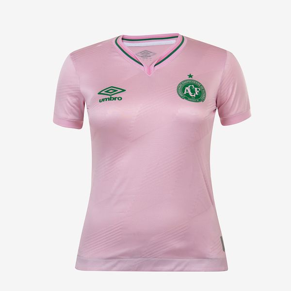 Camisa Feminina Umbro Chapecoense Outubro Rosa 2024