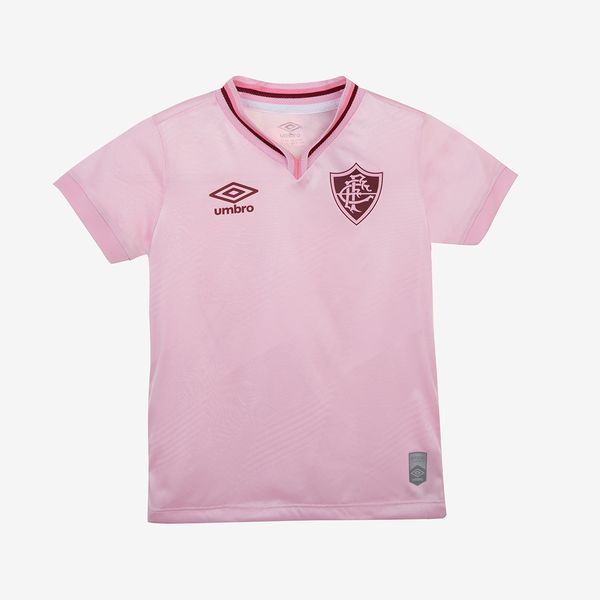 Camisa Infantil Umbro Fluminense Outubro Rosa 2024