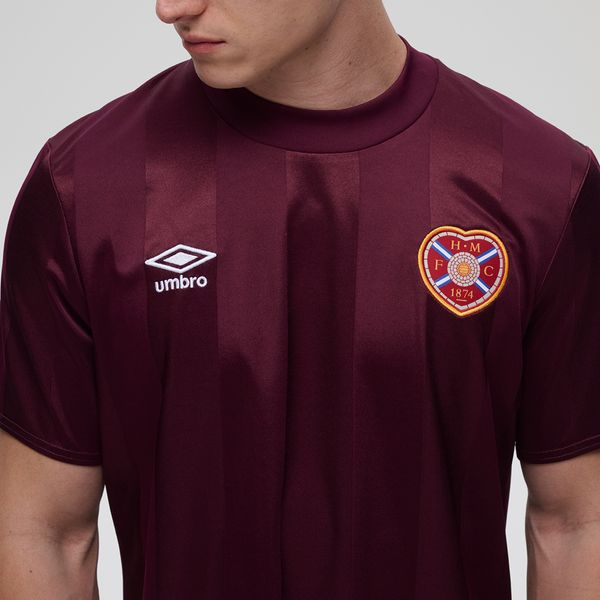 Camisa Masculina Umbro Heart of Midlothian Home Jersey S/S