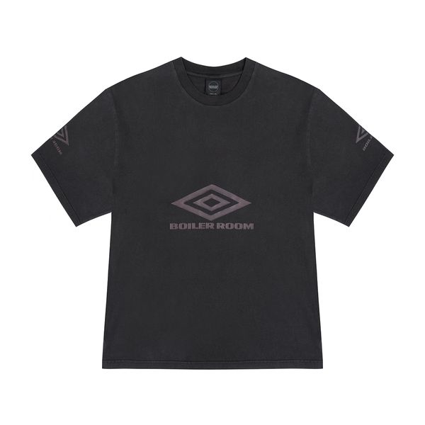 Camiseta Masculina Umbro Washed T-Shirt Black X Boiler Room