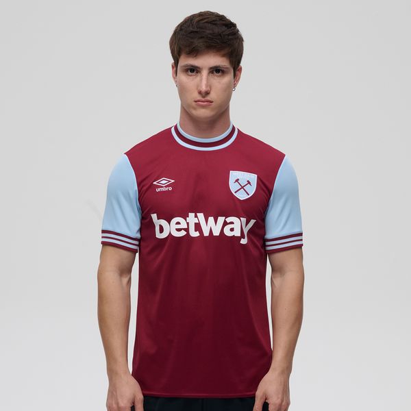 Camisa Masculina Umbro West Ham Home Jersey S/S