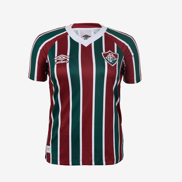 Camisa Feminina Umbro Fluminense Of.1 2025 Torcedora