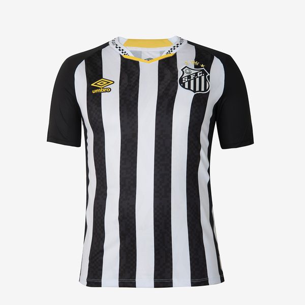 Camisa Masculina Umbro Santos Of.2 2025 (Torcedor) Nº10 C/Nome
