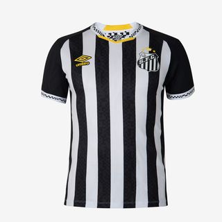 Camisa Masculina Umbro Santos Of.2 2025 (Jogador) Nº10 C/Nome