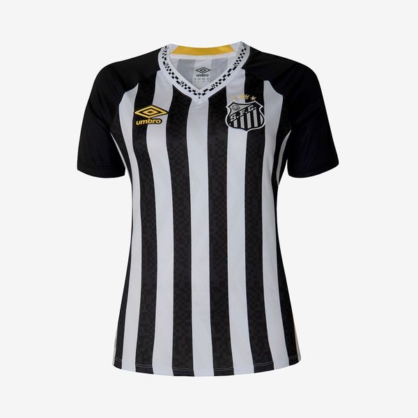 Camisa Feminina Umbro Santos Of.2 2025 Torcedora