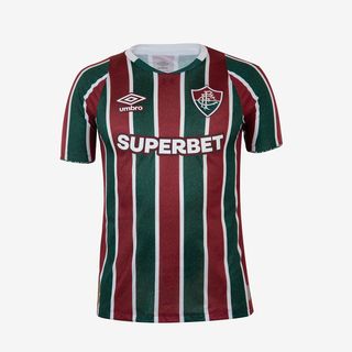 Camisa Masculina Umbro Fluminense Of.1 2024 Torcedor
