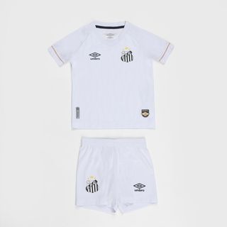 Kit Clube Infantil Umbro Santos Home 2026