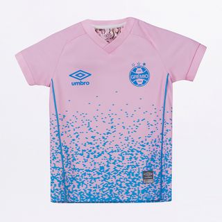 Camisa Infantil Umbro Grêmio Outubro Rosa 2021